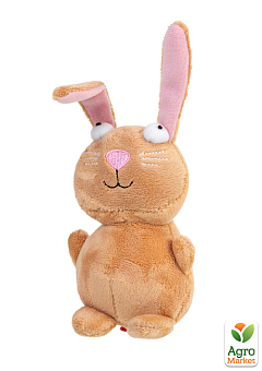 Игрушка для собак Кролик с пищалкой GiGwi Plush, плюш, 16 см (75053)1