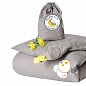 Комплект постельного белья "Горошек" для младенцев ТM PAPAELLA горошек серый 8-33347*002