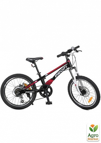Велосипед дитячий PROF1 20д. магн.рама, диск.гальмо, Shimano 6SP, подвійний алюм.обод,СТС (LMG20210-3)