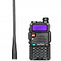Рація MIRKIT | BAOFENG UV-5R, UHF/VHF, 5 Вт, 1800 мАг + Ремінець на шию Mirkit чорний набір 2 шт. (8505)