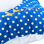 Подушка декоративна з вишивкою ТМ IDEIA 43х43 см гусак темно-синій цена