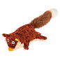 Игрушка для собак Лиса с пищалкой GiGwi Plush, текстиль, 9 см (75043)