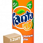 Газированный напиток (железная банка) ТМ "Fanta" 0,33л упаковка 12шт