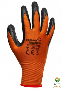 Стрейчевые перчатки с латексным покрытием BLUETOOLS Recodrag (M) (220-2203-08-IND)1