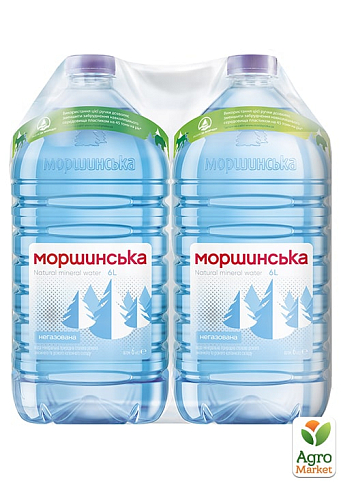 Минеральная вода Моршинская негазированная 6л (упаковка 2 шт) - фото 3