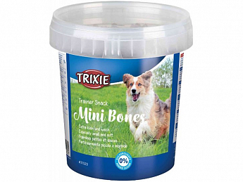 Лакомства 31523 Трикси Лакомство для собак Mini Bones Ведро пластик  500 г (3152321)
