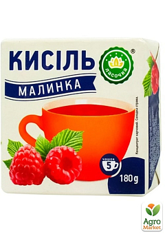 Кисель со вкусом Малины ТМ "Ласочка" (брикет) 180г1