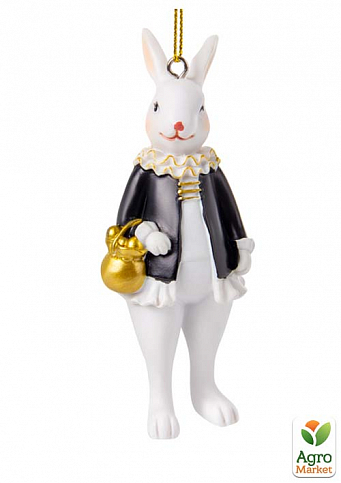 Фігурка Декоративна "Кролик З Кошиком" 10См (192-253)