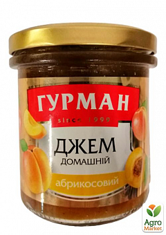 Джем абрикосовий ТМ "Гурман" 350г1