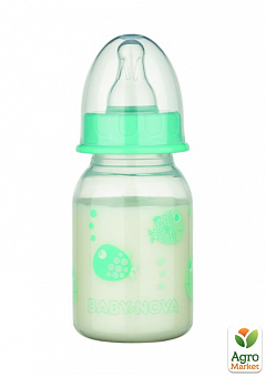 Пляшка пластикова для хлопчиків "Декор" Baby-Nova, 120мл1