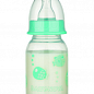Бутылочка пластиковая для мальчиков "Декор" Baby-Nova, 120мл