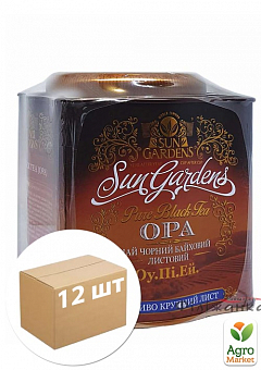 Чай (железная банка) ОРА ТМ "Sun Gardens" 100г упаковка 12шт2