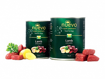 Nuevo Adult Lamb&Potato Влажный корм для собак с ягненком и картофелем  400 г (5950730)