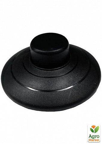 Кнопка круглая Lemanso черная / LMA095 (79106)