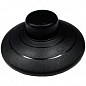Кнопка круглая Lemanso черная / LMA095 (79106)