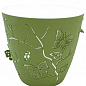 Горщик для квітів 3D NO:3, 2,5 л темно-зелений, 17,5х16 см Alyaplastik (10361)