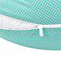 Подушка для беременных и кормления ТМ PAPAELLA 30х190 см + карабин горошек ментол 8-31885*002 купить