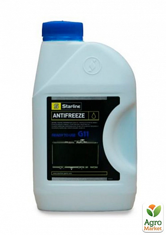 Антифриз G11, 1л. готовий до застосування до -40С, синій STARLINE S ANTIFREEZE -40C