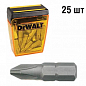 Набір біт DeWALT "Extra Grip", торсіонні, Philips, Ph2, L = 25 мм, 25 шт DT70526 ТМ DeWALT