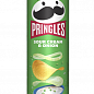 Чіпси Sour cream & Onion (Сметана-цибуля) ТМ "Pringles" 165 г упаковка 19 шт купить