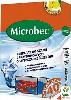 Мікробіологічний препарат для септиків, вигрібних ям та туалетів "Microbec" ТМ "BROS" 1кг2