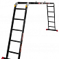 Лестница-трансформер алюминиевая Квитка PRO Heavy Duty (4х5 ступени) купить
