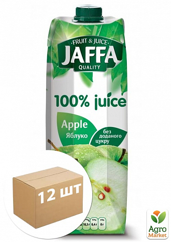 Яблучний сік Новий дизайн ТМ "Jaffa" tpa 0,95л упаковка 12 шт
