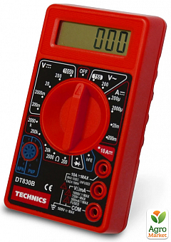 Мультиметр цифровий DT830B, 6 функцій TM "Technics" 46-8201
