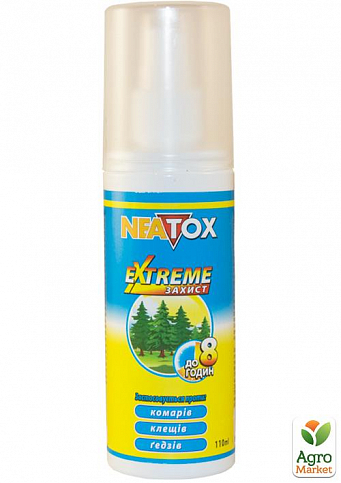 Спрей від комарів, кліщів і джмелів "NeoTox" 110мл