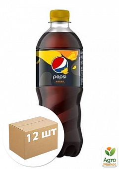 Газований напій Mango ТМ "Pepsi" 0.5л упаковка 12шт1