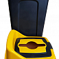 Бак для сортировки мусора Planet Re-Cycler 50 л черный - желтый (пластик) (12189)