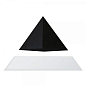 Левітуюча піраміда Flyte, біла основа, чорна піраміда (01-PY-WBL-V1-0)