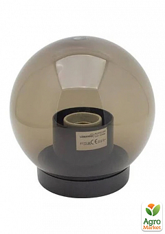 Куля діаметр 150 димчаста Lemanso PL2112 макс. 25W + база з E27 (331115)1