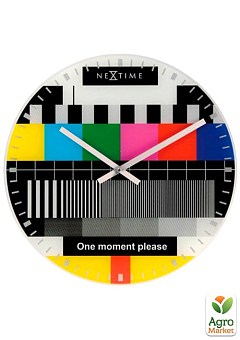 Настенные часы "Testpage One moment" Ø20 см (5162)1
