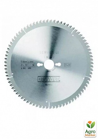Диск пильный DeWALT, EXTREME WORKSHOP, 250 х 30 мм, 96 z (TCG), - 5 градусов DT4282 ТМ DeWALT