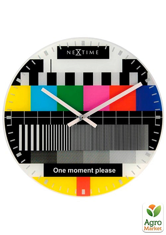 Настенные часы "Testpage One moment" Ø20 см (5162)
