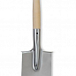 Лопата саперна, нержавіюча 500 мл з дерев'яною ручкою №70-815
