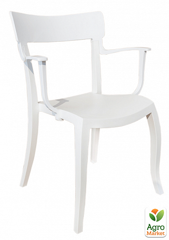 Крісло Papatya Hera-K біле сидіння, верх білий (2354)