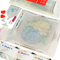 Алмазная мозаика без подрамника - Цветочный енот с голограммными стразами (AB) AMC7761 купить