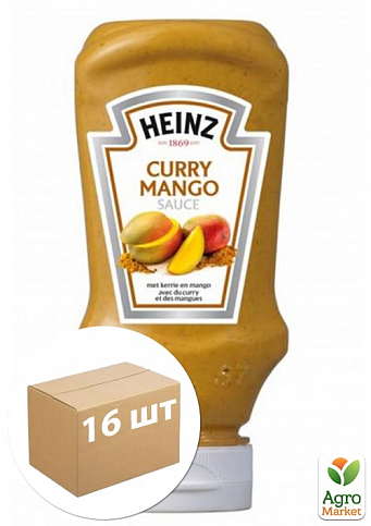 Соус Curry Mango ТМ"Heinz" 225г упаковка 16шт 