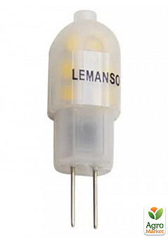 LM3034 Лампа Lemanso світлодіодна G4 12LED 2W AC 220-240V 200LM 4500K пластик (559050)1