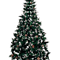 Новогодняя елка искусственная "Элит Калина с шишками" высота 200см (пышная, зеленая) Праздничная красавица! купить
