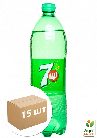 Газированный напиток ТМ "7UP" 1л упаковка 15шт