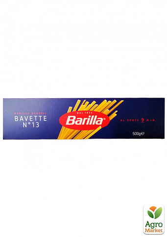Макарони ТМ "Barilla" №13 Bavette вермішель 500г упаковка 9 шт - фото 3