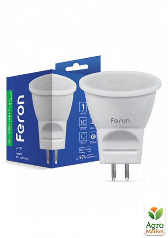 Світлодіодна лампа Feron LB-271 3W G5.3 2700K