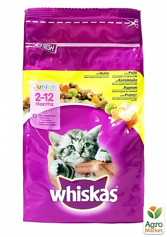 Корм для кошенят (з куркою) ТМ "Whiskas" 300г