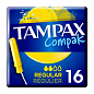 TAMPAX Compak Pearl Гігієнічні тампони з аплікатором Regular Duo 16шт