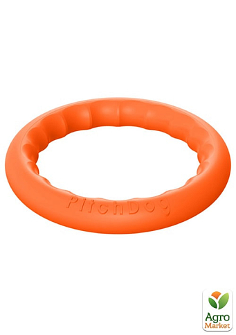 Кільце для апортировки PitchDog17, діаметр 17 см помаранчевий - фото 2