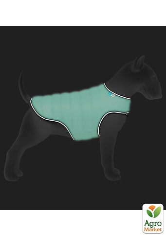 Курточка-накидка для собак AiryVest Lumi, светящаяся в темноте, M, А 37 см, B 52-62 см, С 37-46 см (5516) - фото 4