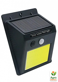 Світильник LEMANSO фасадний LM33002 COB 5W IP65 170LM 6500K з д/дв. та сон. батареєю з акумулятором (332013)2